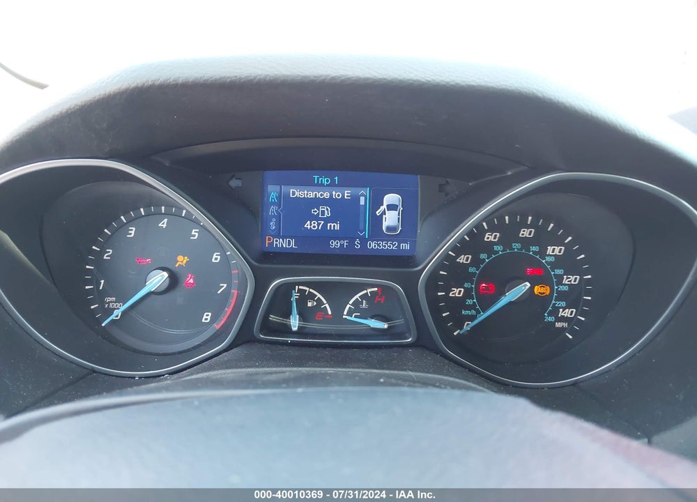 2013 FORD FOCUS SE VIN: 1FADP3F21DL171034