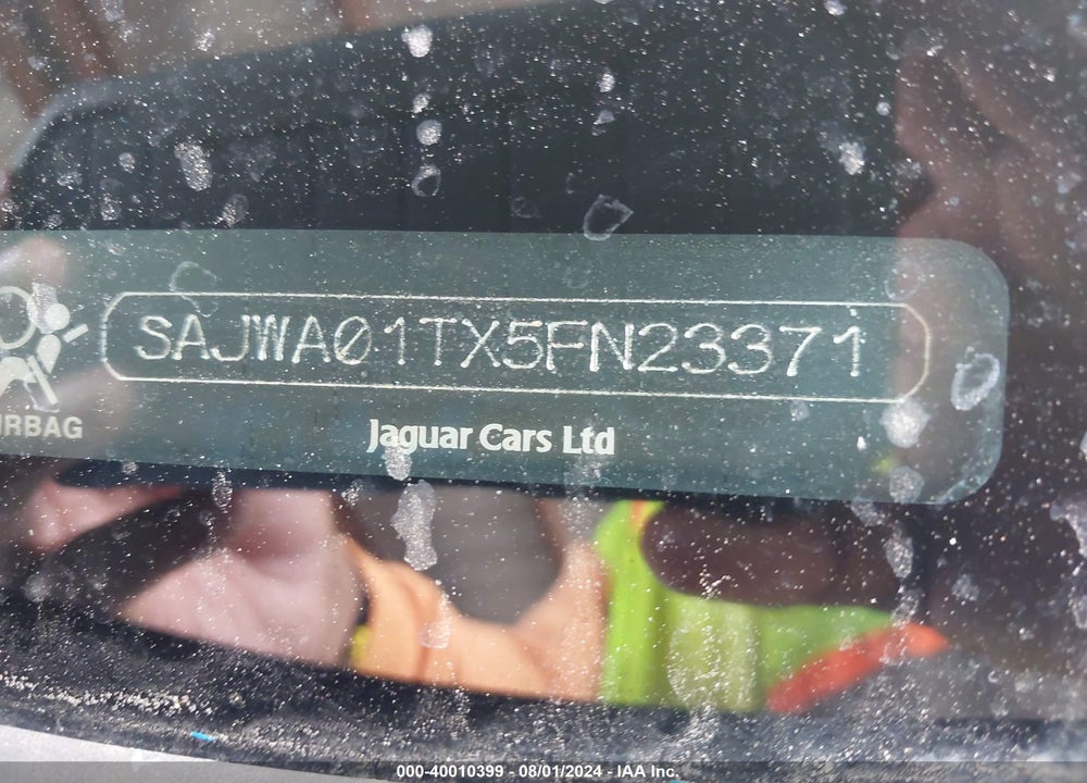 2005 JAGUAR S-TYPE 3.0L V6 VIN: SAJWA01TX5FN23371