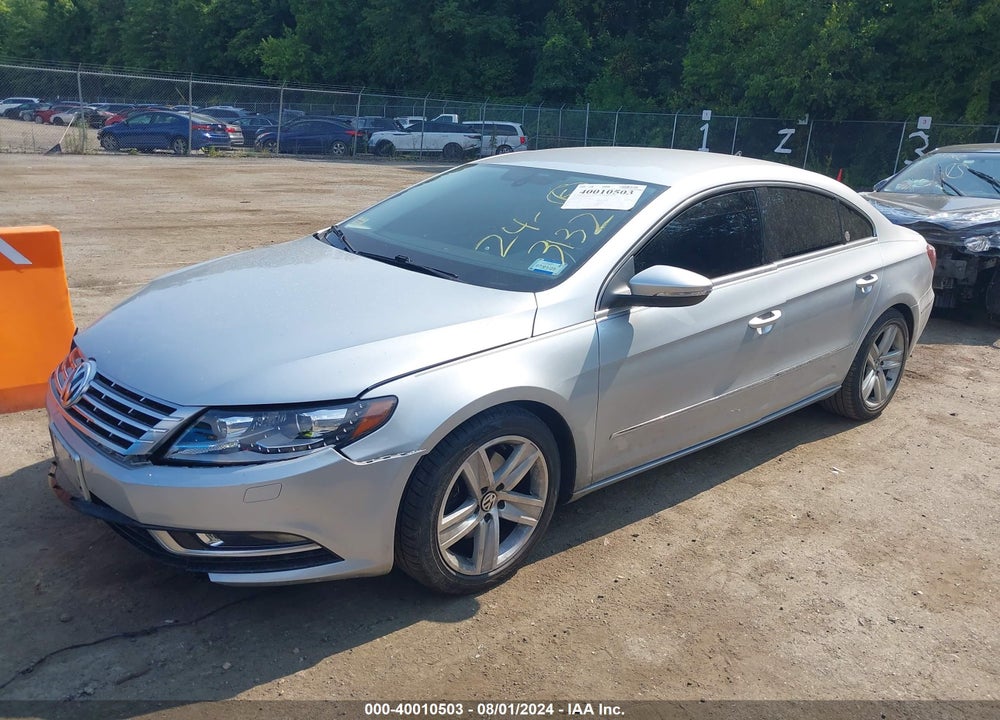 2014 VOLKSWAGEN CC 2.0T SPORT VIN: WVWBP7AN1EE529152