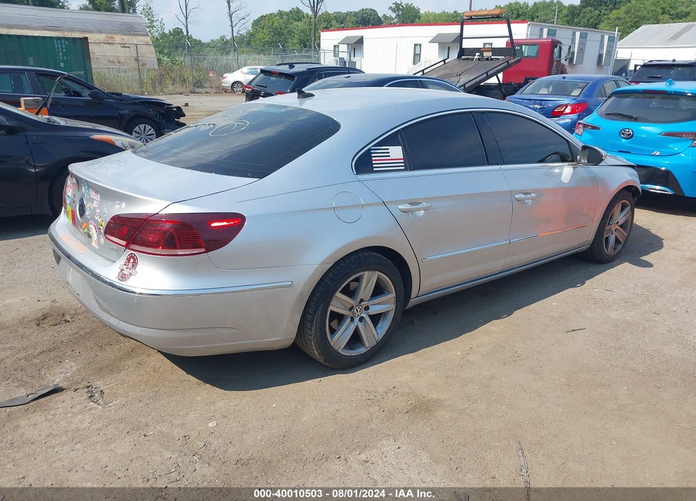 2014 VOLKSWAGEN CC 2.0T SPORT VIN: WVWBP7AN1EE529152