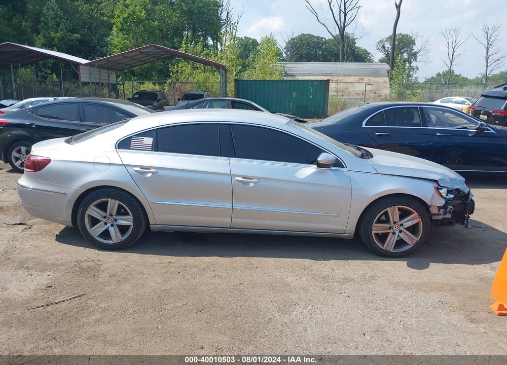 2014 VOLKSWAGEN CC 2.0T SPORT VIN: WVWBP7AN1EE529152