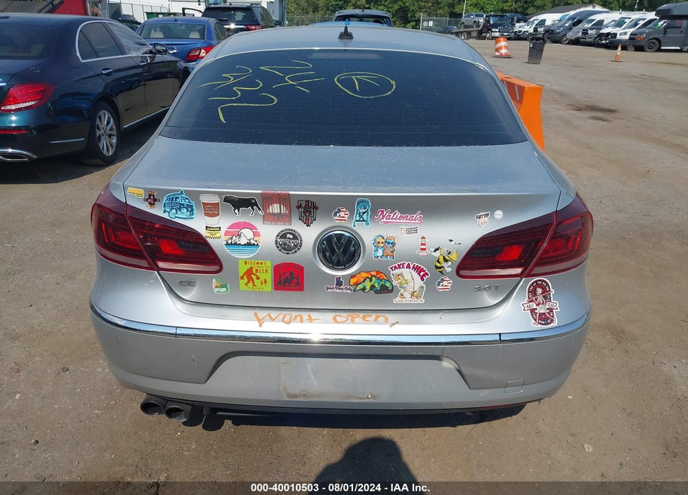 2014 VOLKSWAGEN CC 2.0T SPORT VIN: WVWBP7AN1EE529152