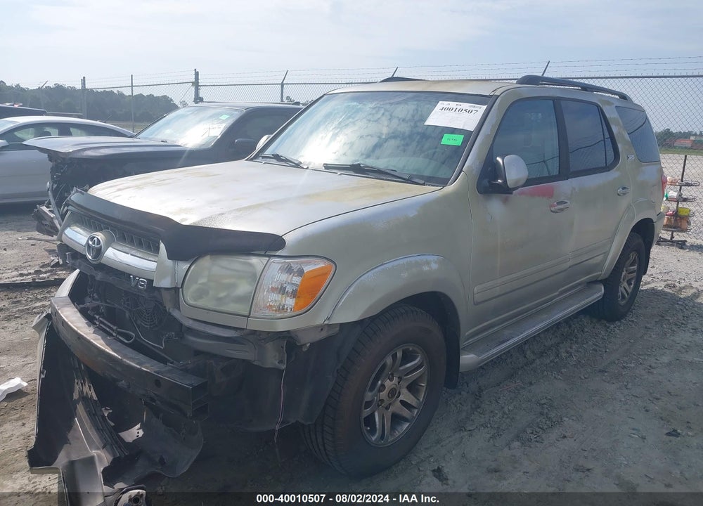 2005 TOYOTA SEQUOIA SR5 V8 VIN: 5TDZT34A45S240000