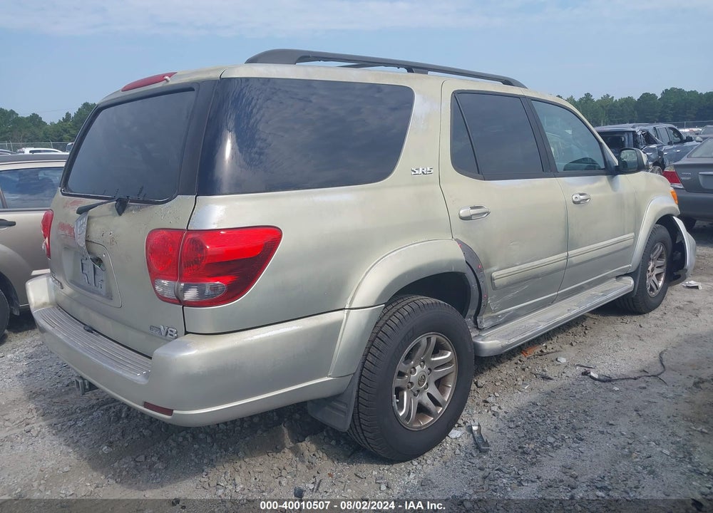 2005 TOYOTA SEQUOIA SR5 V8 VIN: 5TDZT34A45S240000
