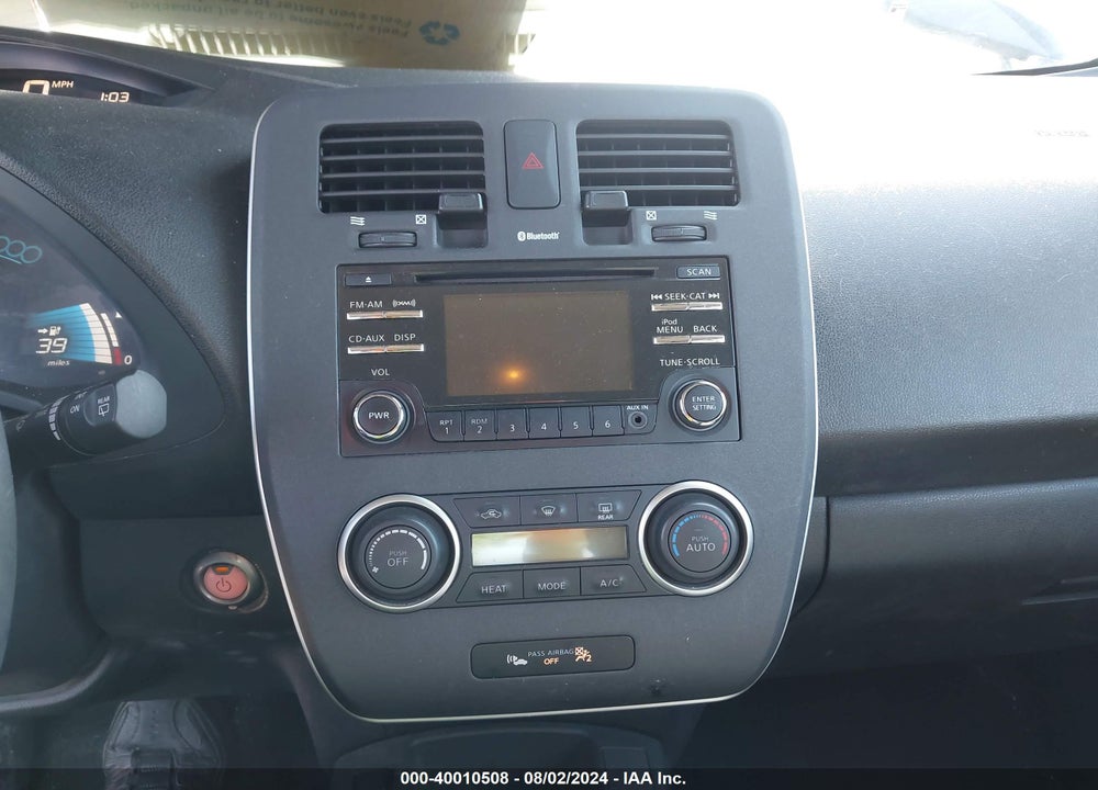 2013 NISSAN LEAF S VIN: 1N4AZ0CPXDC423049