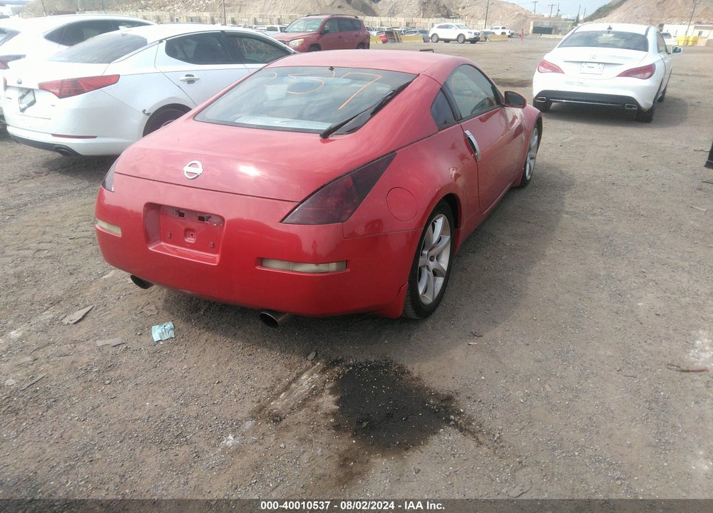 2003 NISSAN 350Z PERFORMANCE VIN: JN1AZ34DX3T117535