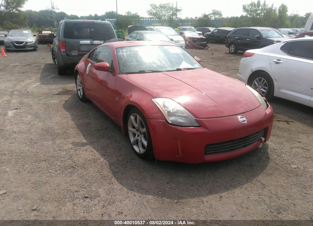 2003 NISSAN 350Z PERFORMANCE VIN: JN1AZ34DX3T117535