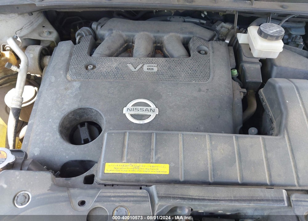 2009 NISSAN MURANO SL VIN: JN8AZ18W49W126062