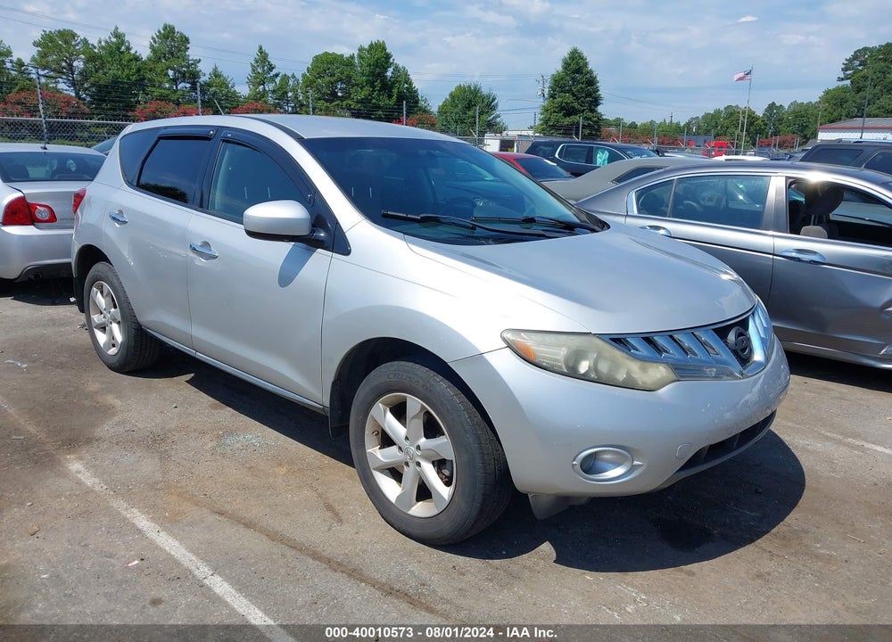 2009 NISSAN MURANO SL VIN: JN8AZ18W49W126062