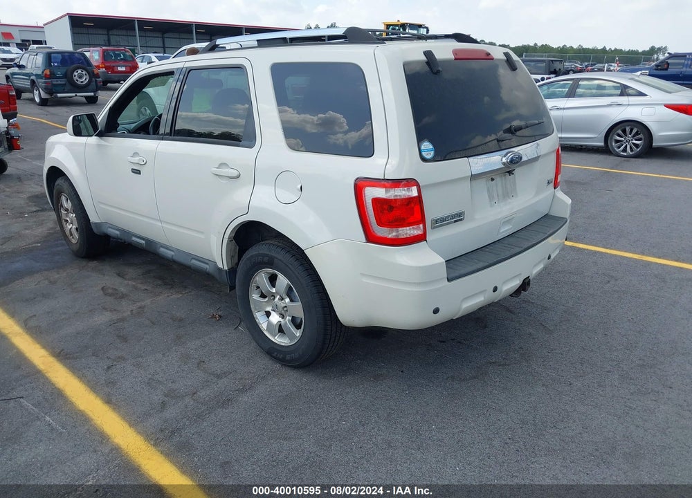 2011 FORD ESCAPE LIMITED VIN: 1FMCU9EG7BKB51884