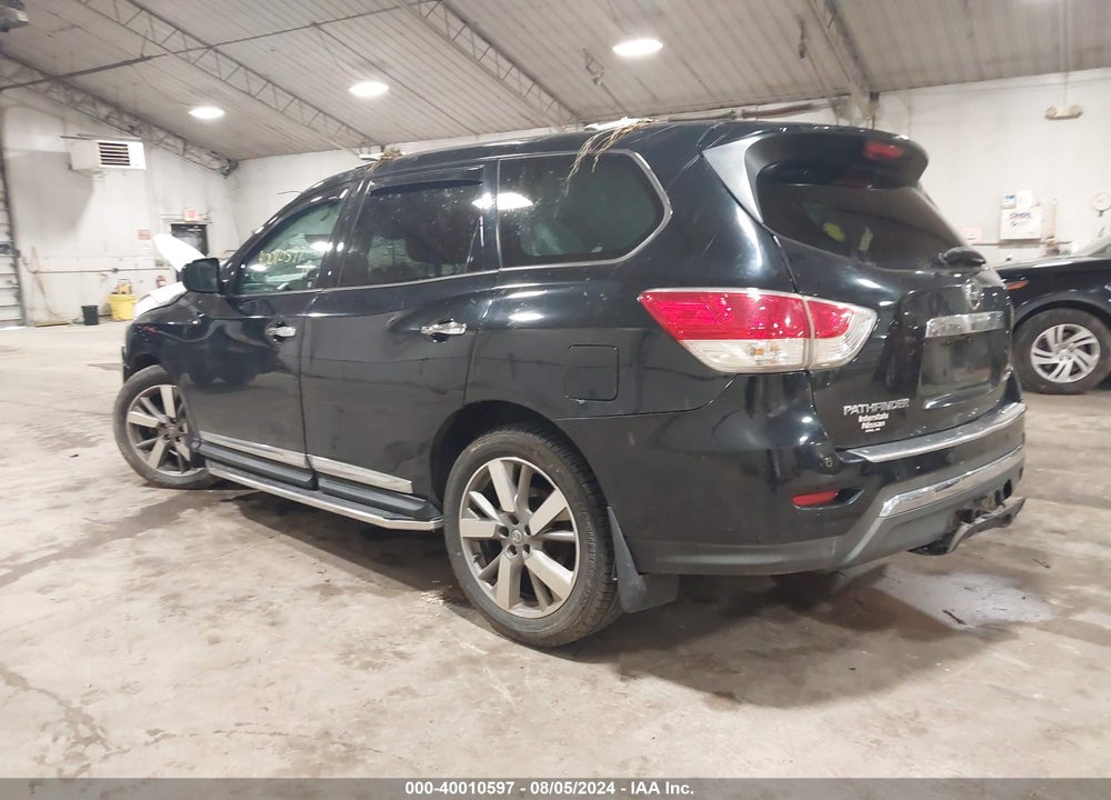 2014 NISSAN PATHFINDER PLATINUM VIN: 5N1AR2MM8EC703768