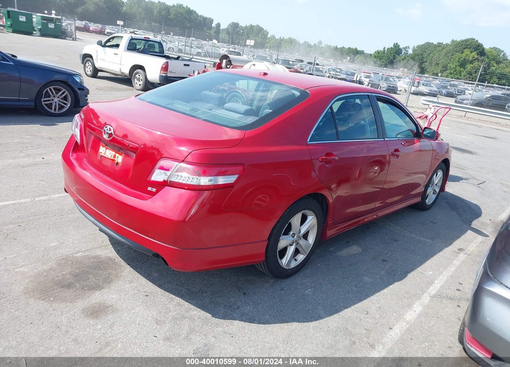 2011 TOYOTA CAMRY SE VIN: 4T1BF3EK4BU605262