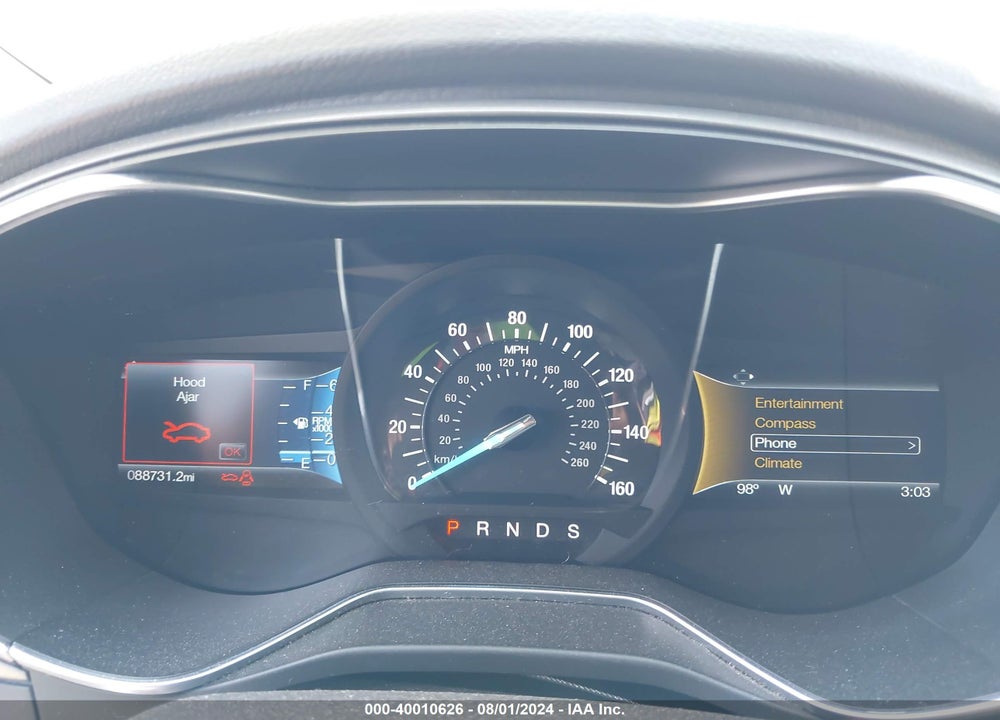 2016 FORD FUSION TITANIUM VIN: 3FA6P0K93GR257638