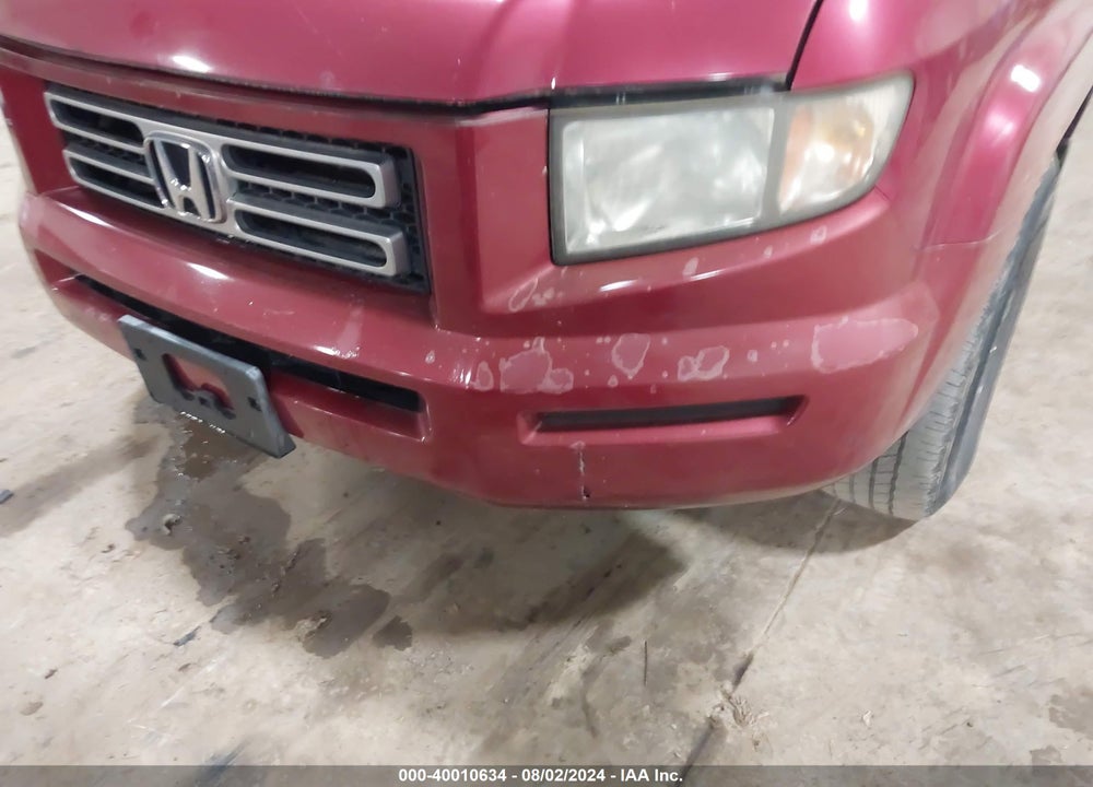 2006 HONDA RIDGELINE RTL VIN: 2HJYK16576H513994