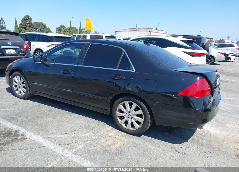 2007 HONDA ACCORD 3.0 EX VIN: 1HGCM66897A068949
