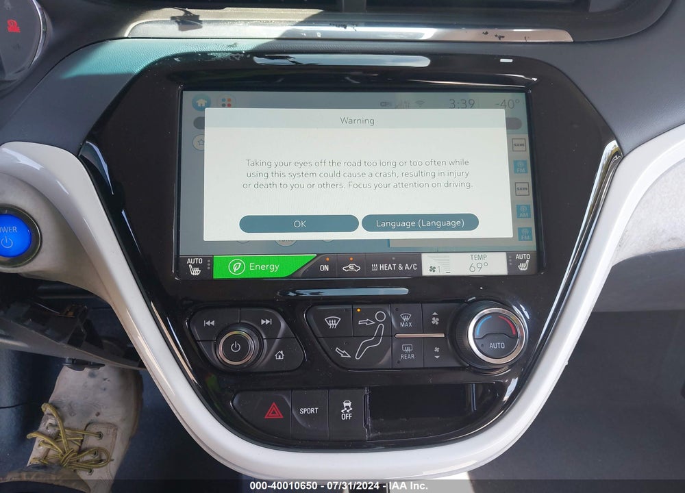 2017 CHEVROLET BOLT EV PREMIER VIN: 1G1FX6S08H4139604