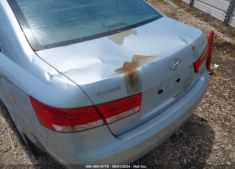 2006 HYUNDAI SONATA GLS V6/LX V6 VIN: 5NPEU46F36H086851