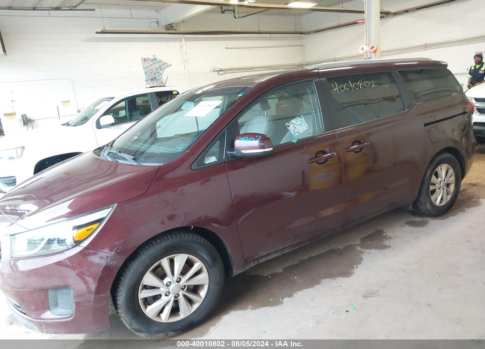 2016 KIA SEDONA LX VIN: KNDMB5C1XG6088723