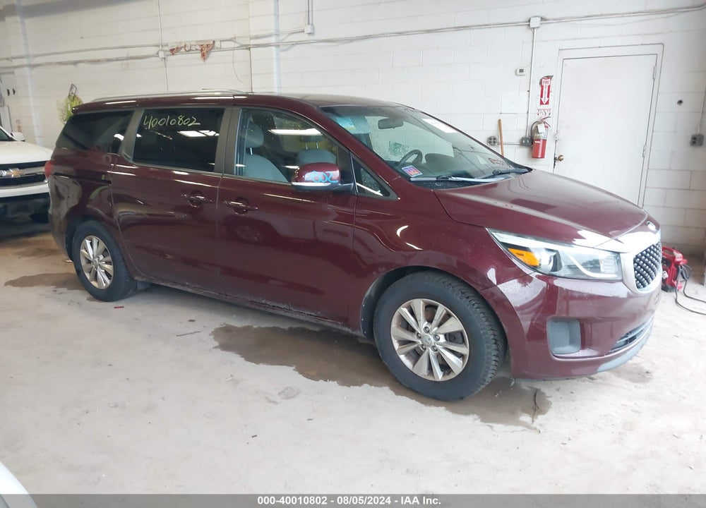 2016 KIA SEDONA LX VIN: KNDMB5C1XG6088723