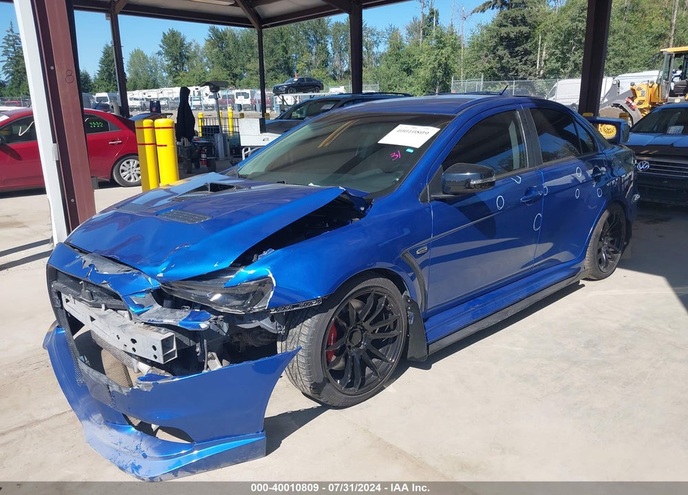 2015 MITSUBISHI LANCER EVOLUTION GSR VIN: JA32W8FV0FU013971