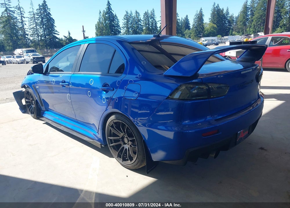 2015 MITSUBISHI LANCER EVOLUTION GSR VIN: JA32W8FV0FU013971