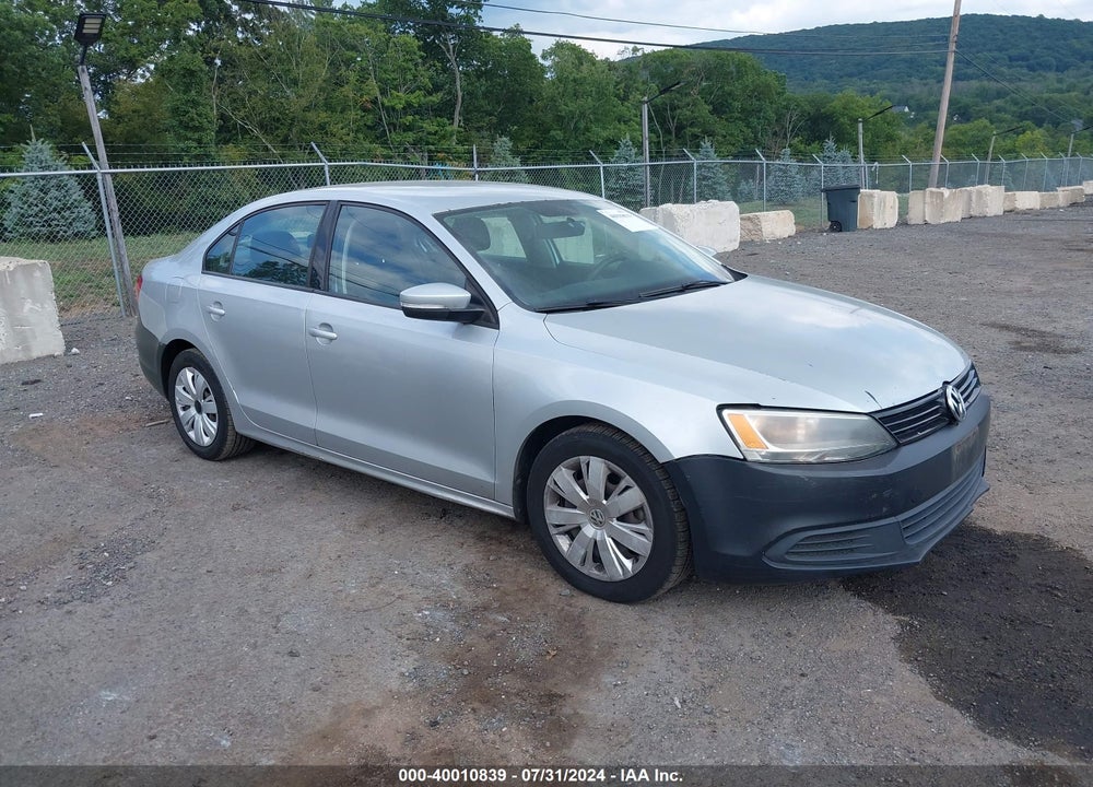 2012 VOLKSWAGEN JETTA 2.5L SE VIN: 3VWDP7AJ9CM313818