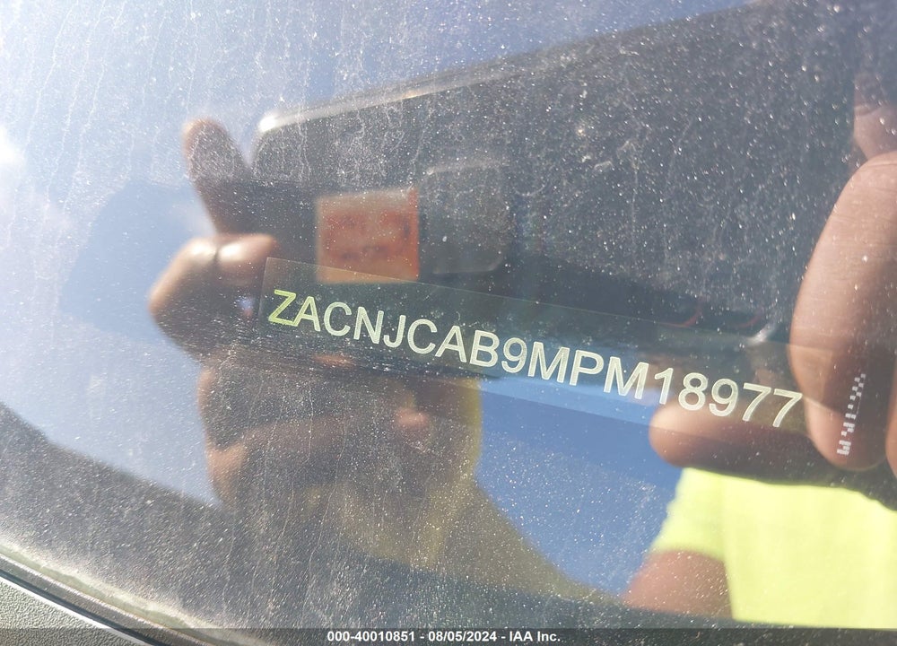 2021 JEEP RENEGADE SPORT FWD VIN: ZACNJCAB9MPM18977