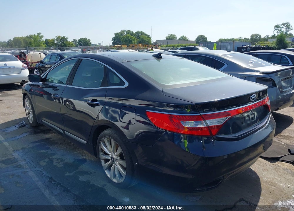2013 HYUNDAI AZERA VIN: KMHFH4JG1DA205201