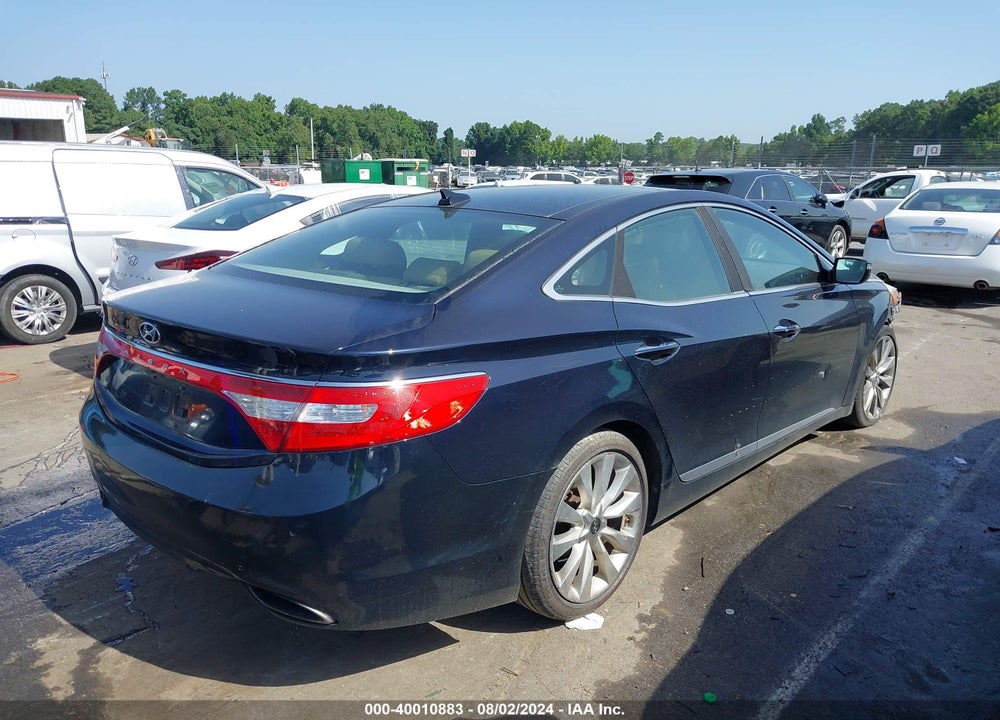2013 HYUNDAI AZERA VIN: KMHFH4JG1DA205201