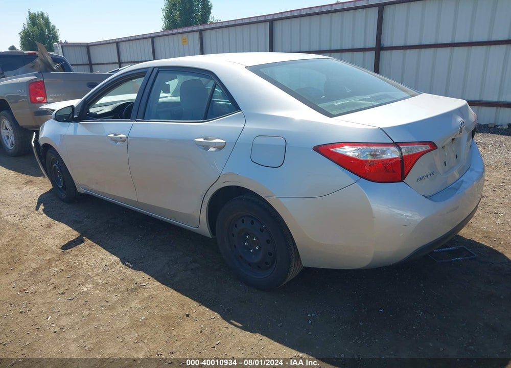 2016 TOYOTA COROLLA LE VIN: 5YFBURHE9GP507111