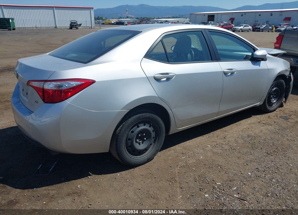2016 TOYOTA COROLLA LE VIN: 5YFBURHE9GP507111