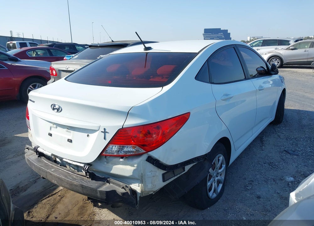 2014 HYUNDAI ACCENT GLS VIN: KMHCT4AEXEU715014