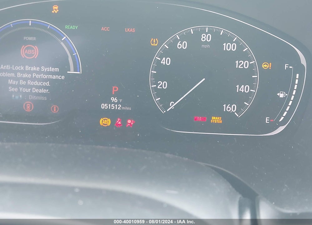 2019 HONDA INSIGHT EX VIN: 19XZE4F51KE029326