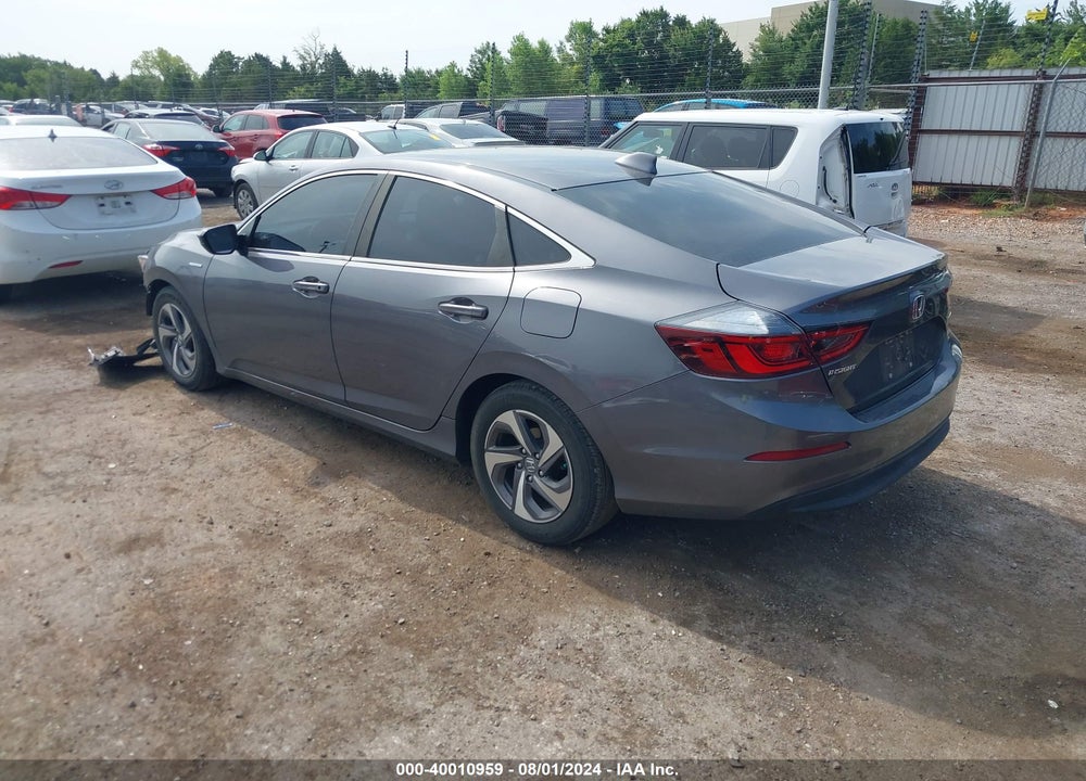2019 HONDA INSIGHT EX VIN: 19XZE4F51KE029326