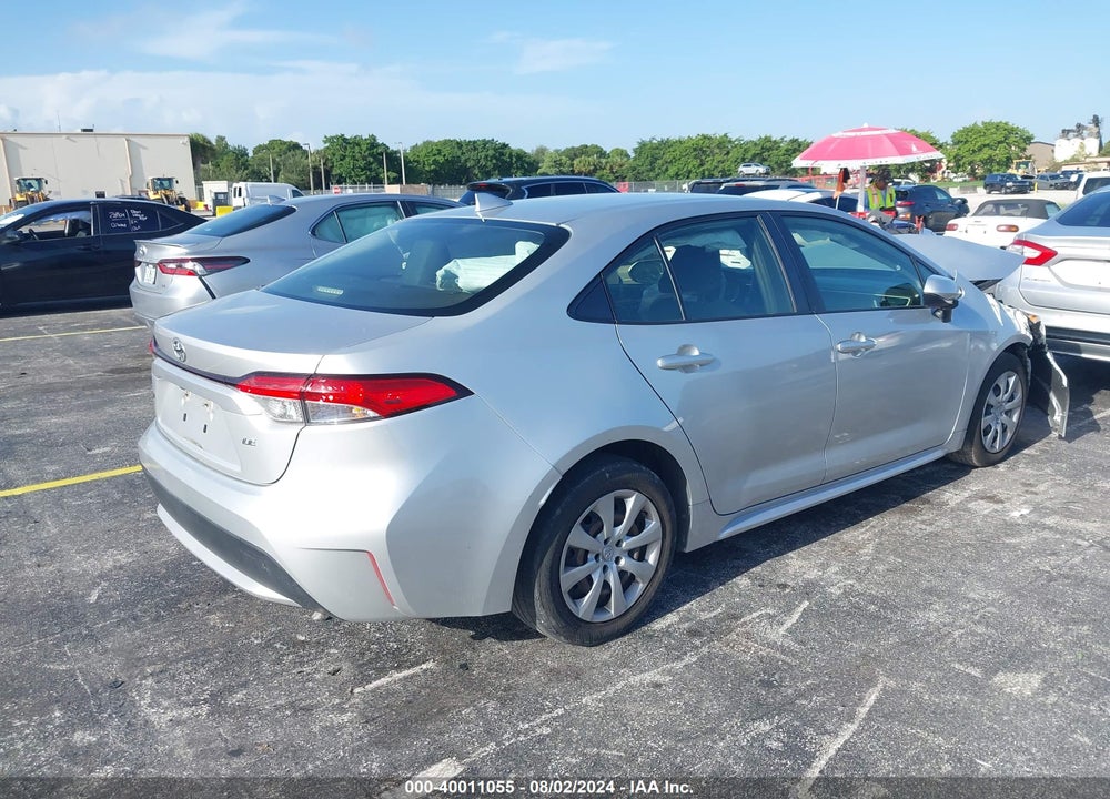 2020 TOYOTA COROLLA LE VIN: JTDEPRAE9LJ101360