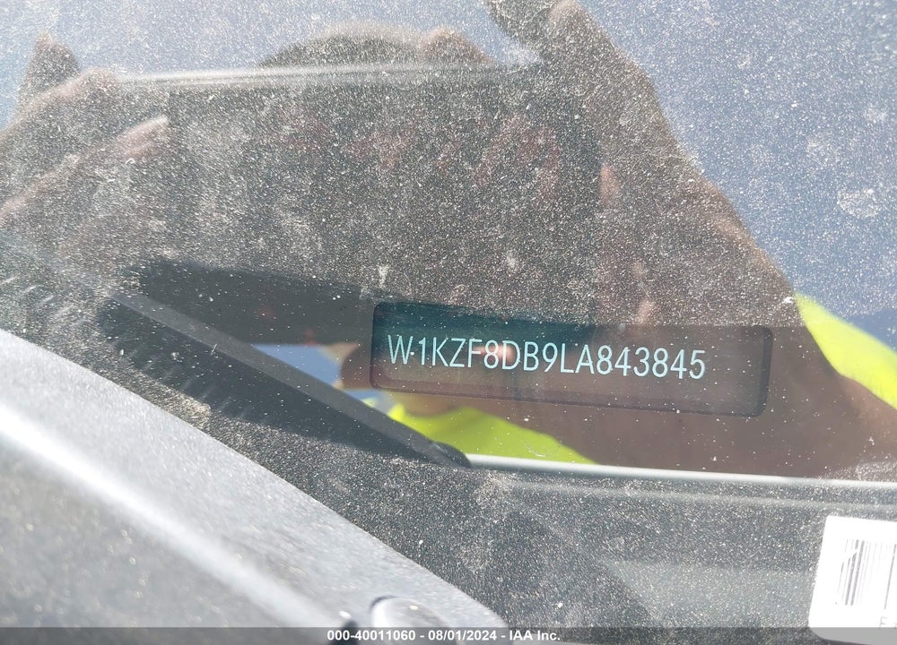 2020 MERCEDES-BENZ E 350 VIN: W1KZF8DB9LA843845