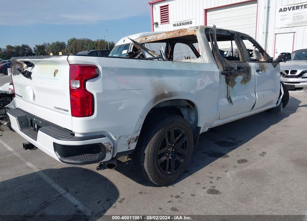2022 CHEVROLET SILVERADO 1500 2WD SHORT BED CUSTOM VIN: 3GCPABEK2NG630395