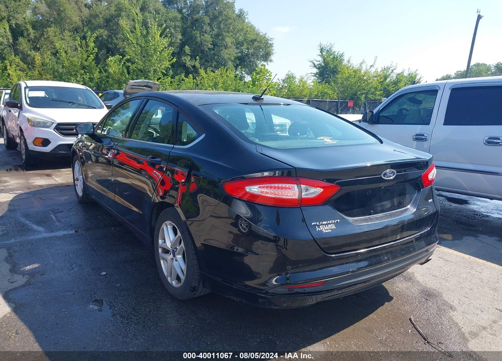 2016 FORD FUSION SE VIN: 1FA6P0H70G5110282
