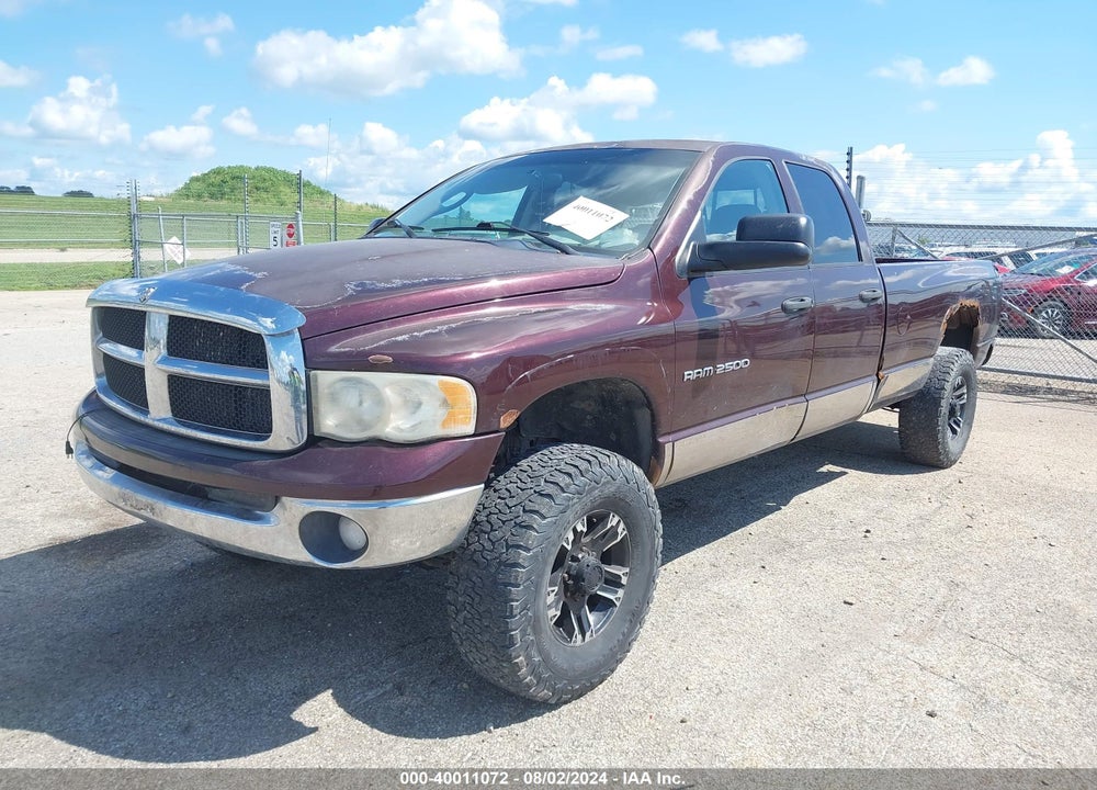 2004 DODGE RAM 2500 SLT/LARAMIE VIN: 3D7KU28C74G259261