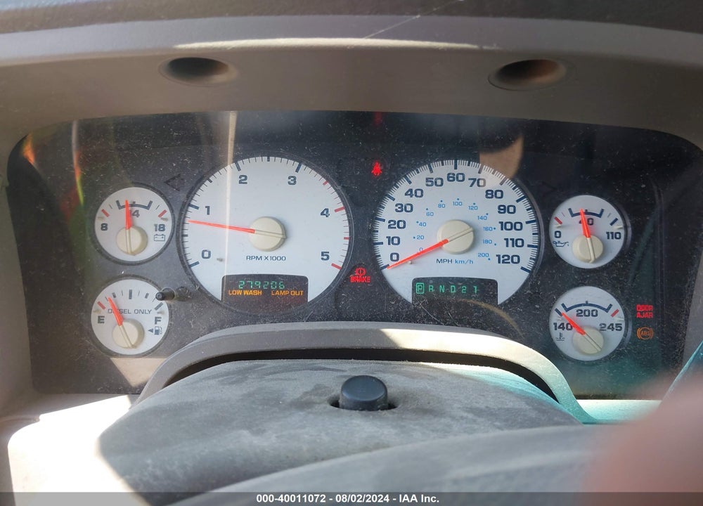 2004 DODGE RAM 2500 SLT/LARAMIE VIN: 3D7KU28C74G259261