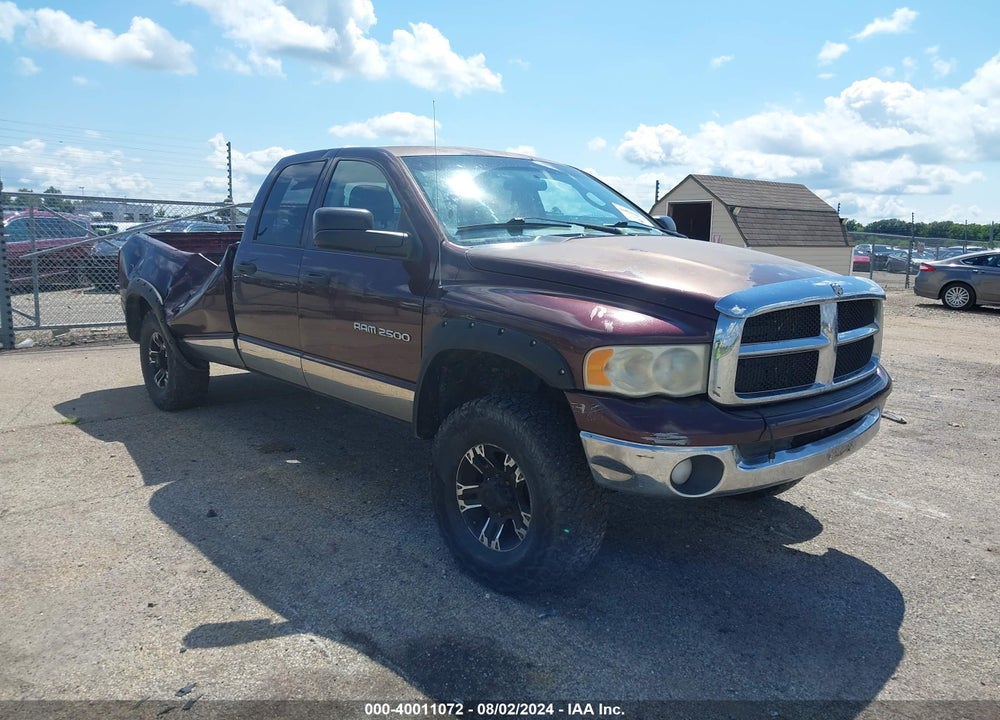 2004 DODGE RAM 2500 SLT/LARAMIE VIN: 3D7KU28C74G259261