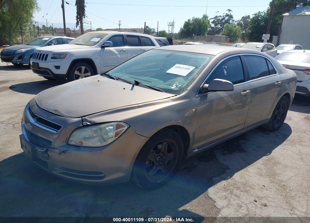 2008 CHEVROLET MALIBU LT VIN: 1G1ZH57B78F161600