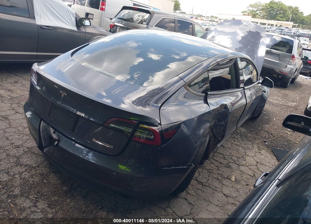 2022 TESLA MODEL 3 PERFORMANCE DUAL MOTOR ALL-WHEEL DRIVE VIN: 5YJ3E1ECXNF322550