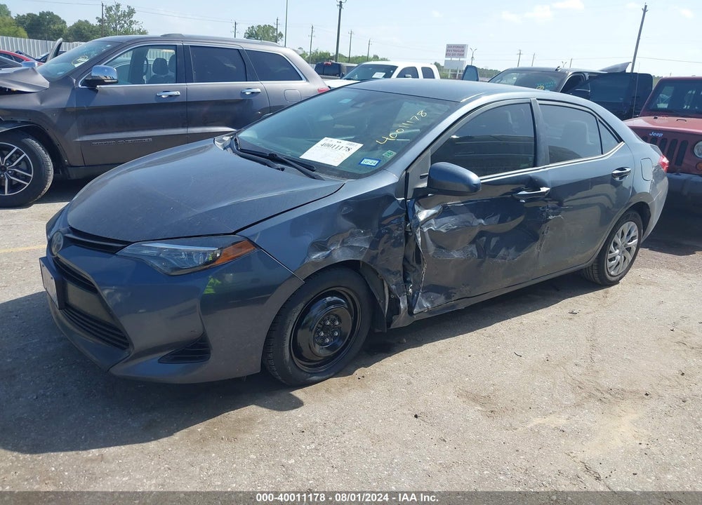 2019 TOYOTA COROLLA LE VIN: 5YFBURHE2KP861710