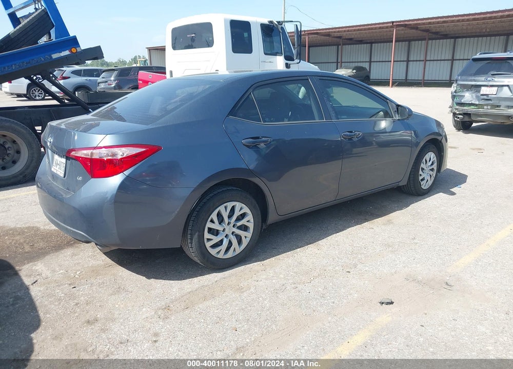2019 TOYOTA COROLLA LE VIN: 5YFBURHE2KP861710