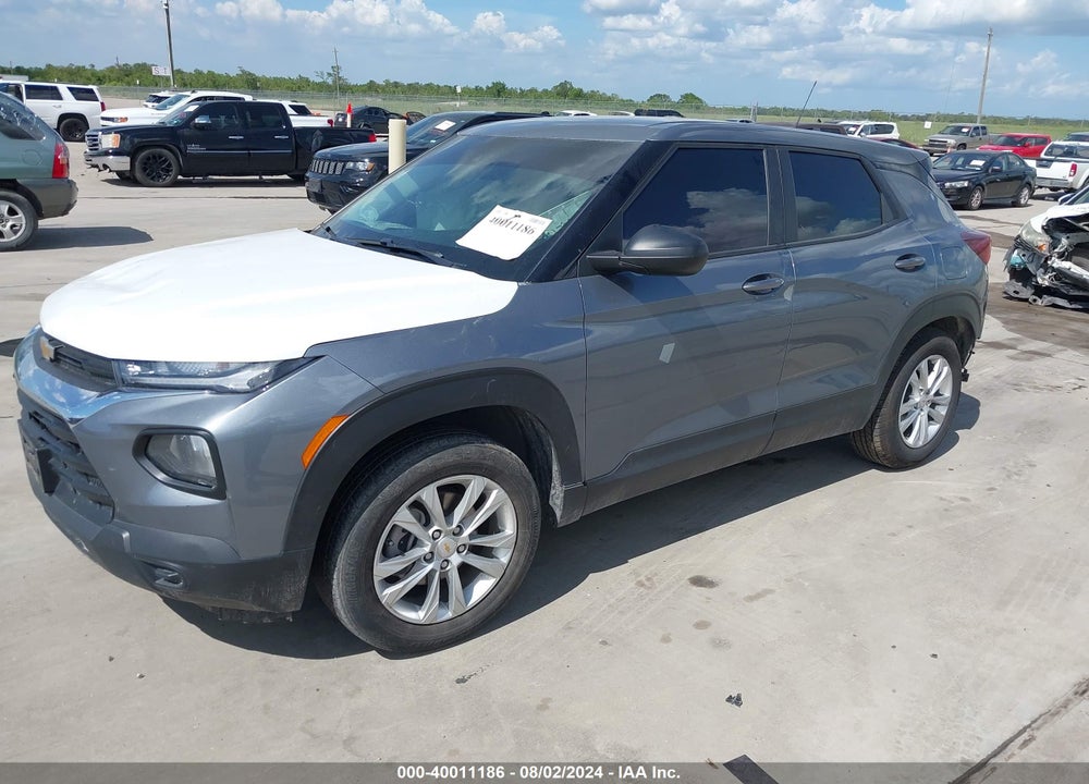 2022 CHEVROLET TRAILBLAZER AWD LS VIN: KL79MNSL4NB086275
