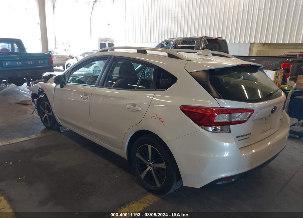 2019 SUBARU IMPREZA 2.0I PREMIUM VIN: 4S3GTAC66K3730184