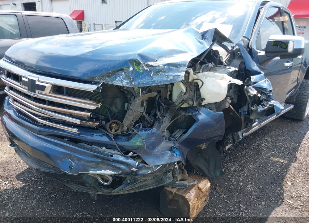 2022 CHEVROLET SILVERADO 1500 4WD SHORT BED HIGH COUNTRY VIN: 1GCUDJET2NZ536403