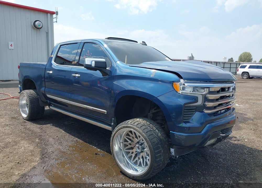 2022 CHEVROLET SILVERADO 1500 4WD SHORT BED HIGH COUNTRY VIN: 1GCUDJET2NZ536403