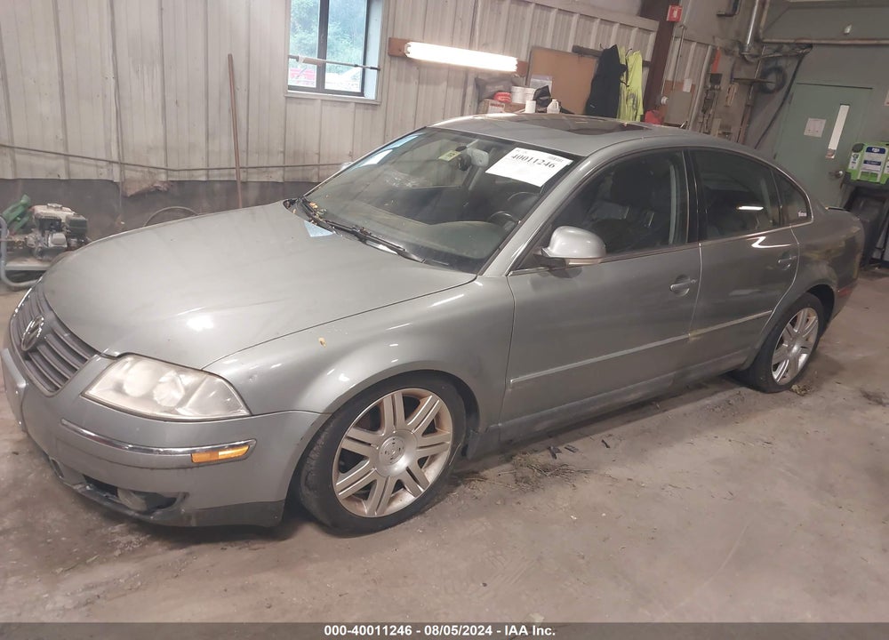 2005 VOLKSWAGEN PASSAT GLX VIN: WVWTU63B35E057465